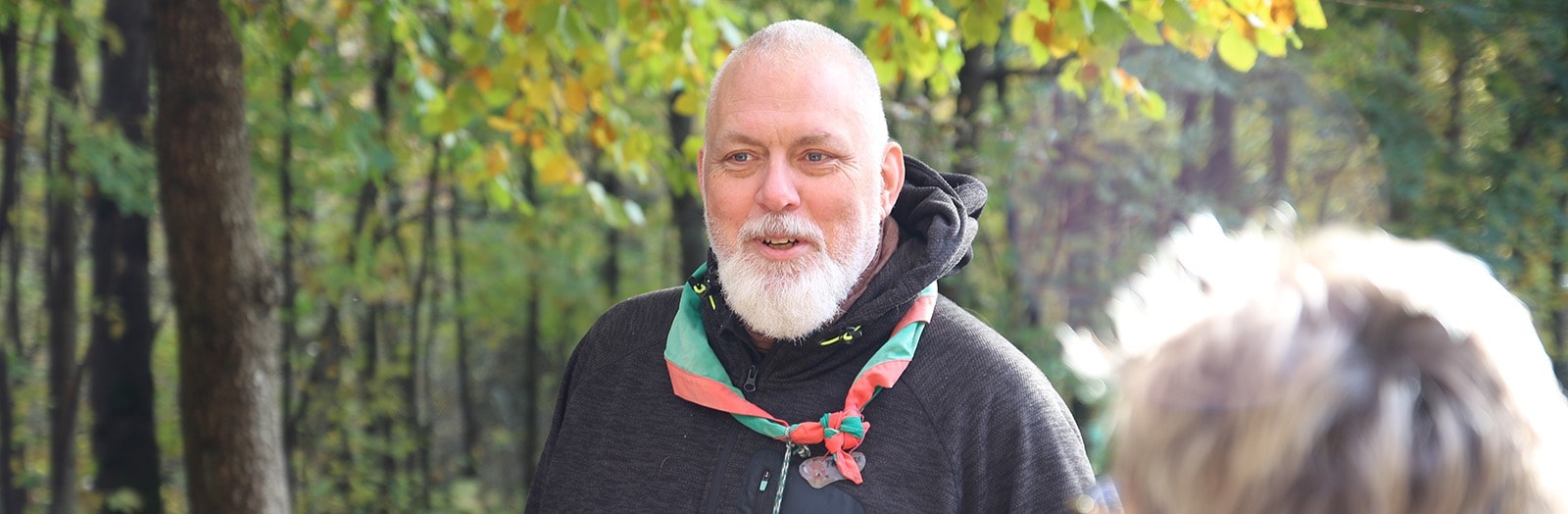 Thomas Larsen er spejderleder og initiativtager bag specialspejderne i Hørning.