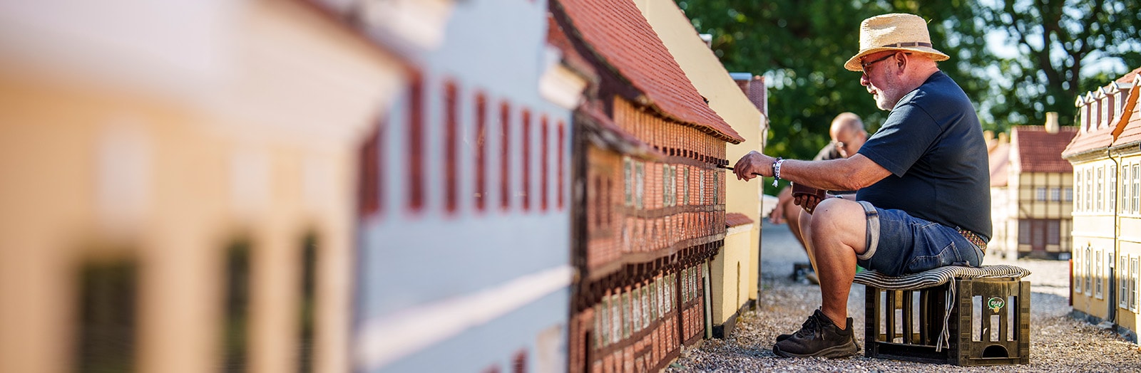 Kjøge Miniby er en tro kopier af husene i Køge, som de tog sig ud i årene omkring 1865 – bygget i størrelsesforholdet 1:10