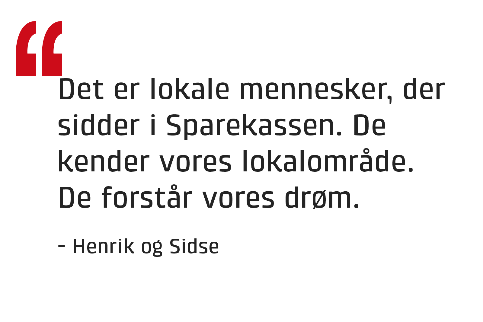 Henrik og Sidse - Sparekassen forstod vores drøm
